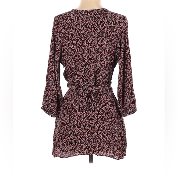 Free People Clara Floral Faux Wrap Tunic Top/Dress Sz. S - Picture 6 of 7